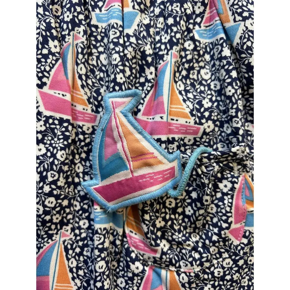 NWT JoJo Maman Bebe Sailboat Dress, Size 12-18 Months